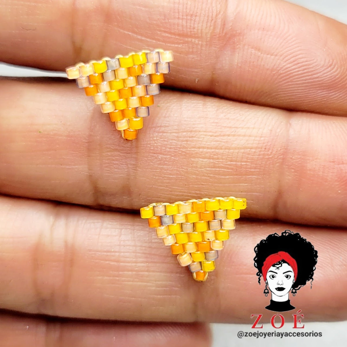 Trinama Miyuki Stud Earrings