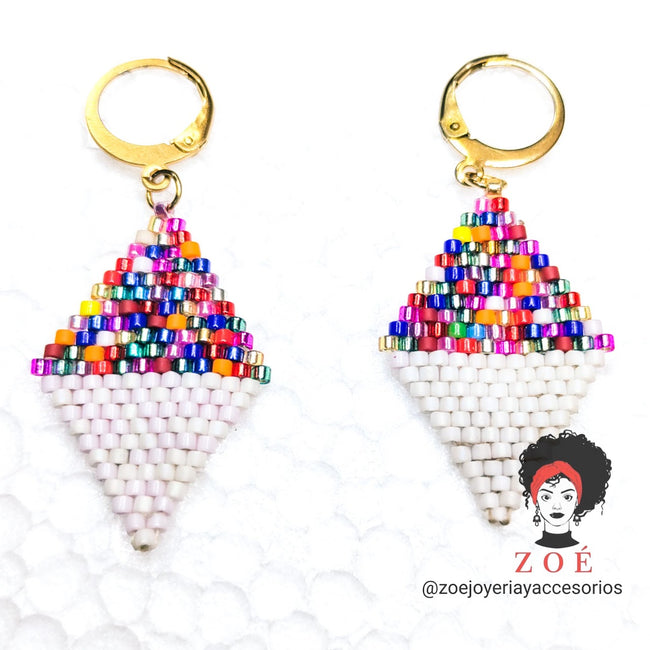 Rhombus Popourri Earrings