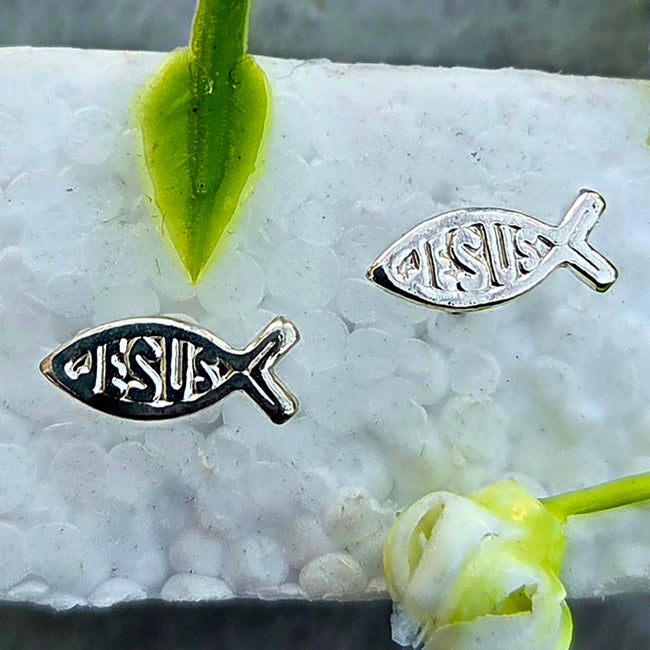 Silver Stud Earrings 12