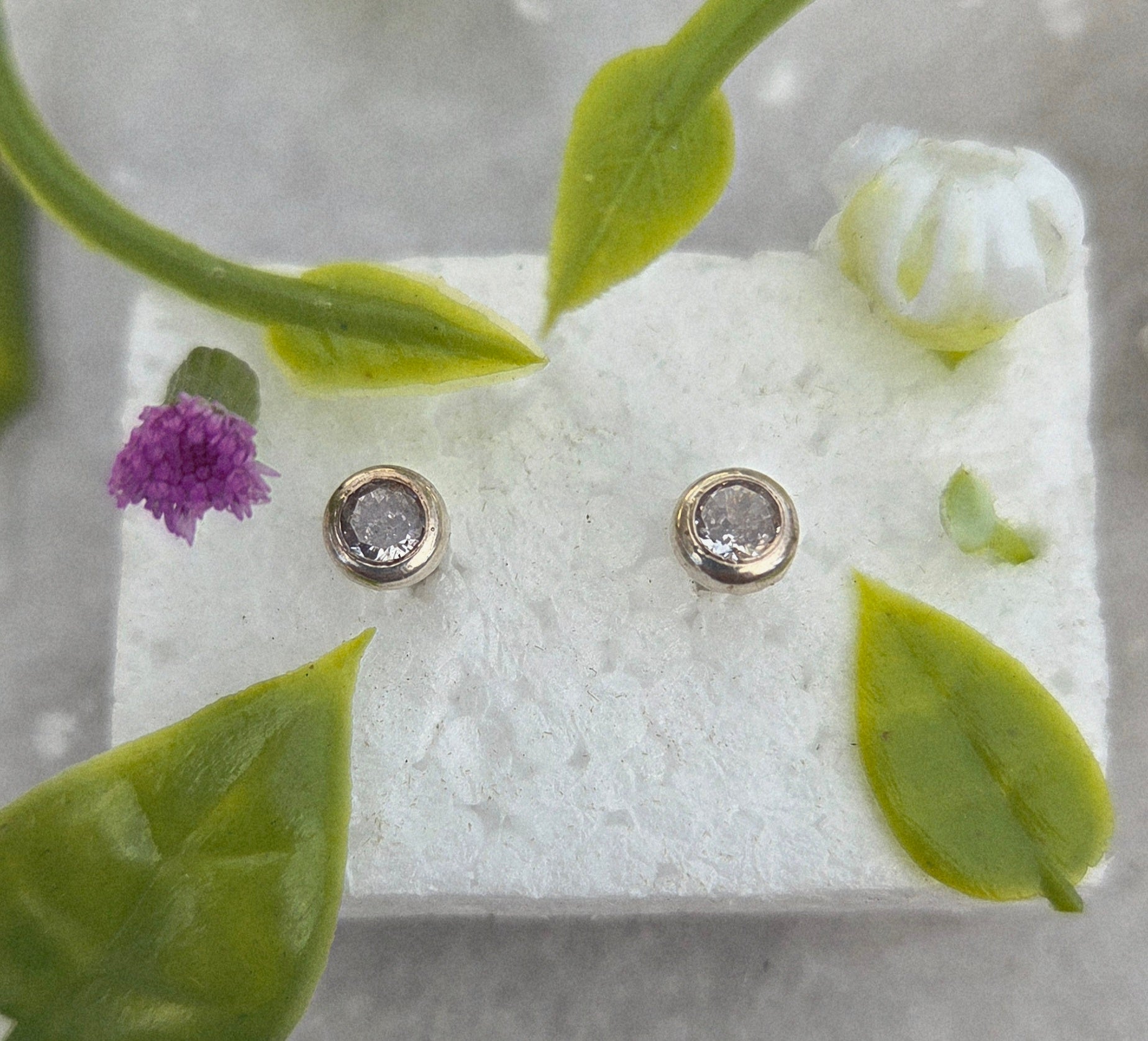 Silver Stud Earrings