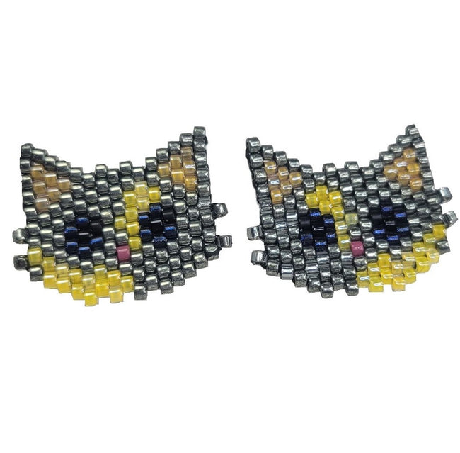 Cat Miyuki Stud Earrings
