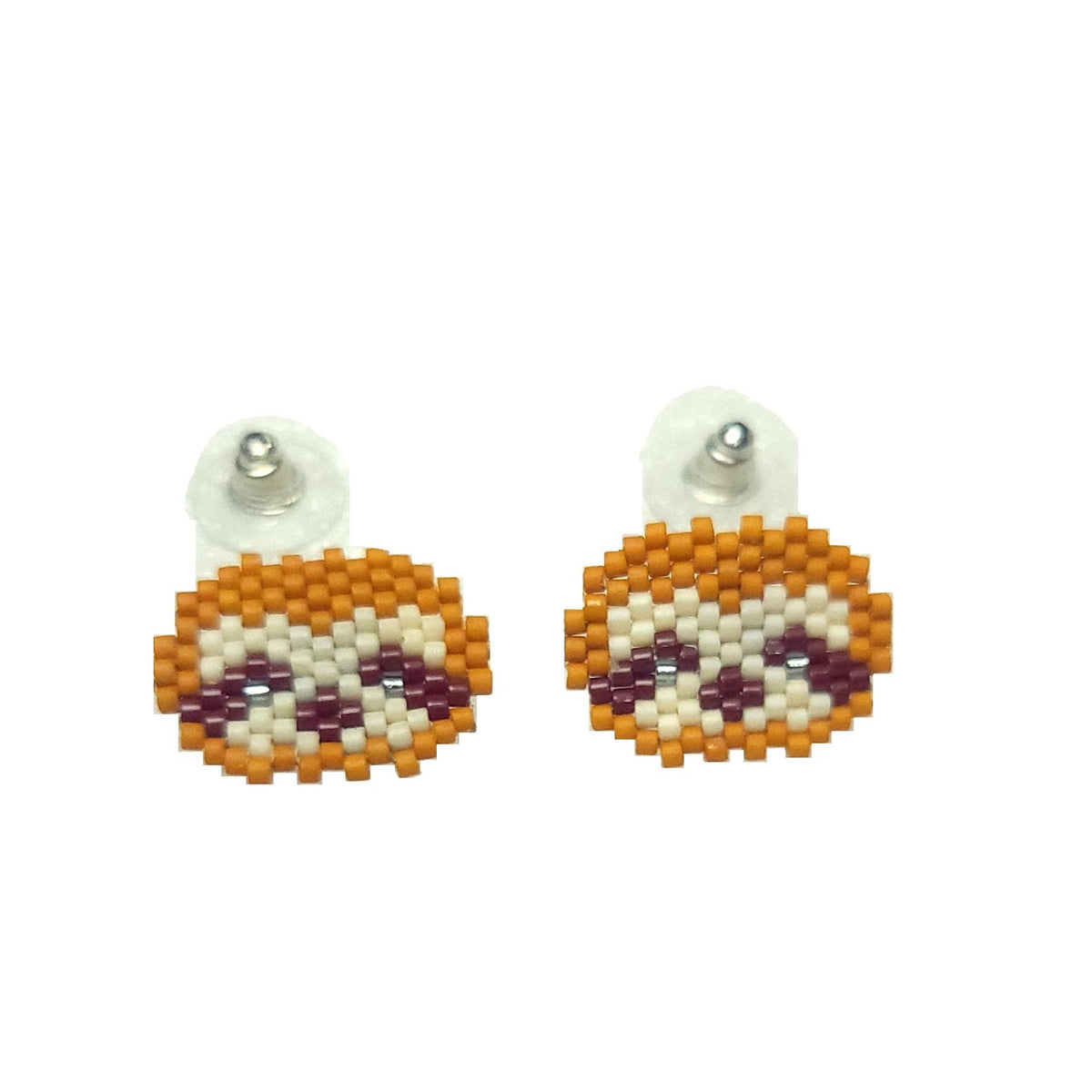 Sloth Miyuki Stud Earrings
