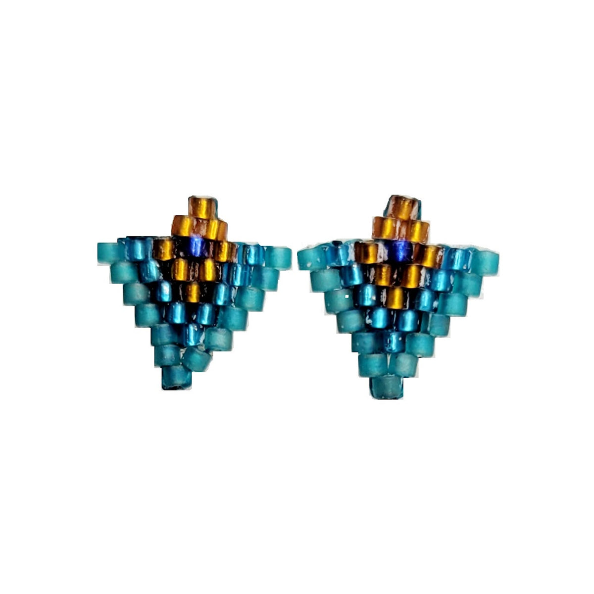 Trinazul Miyuki Stud Earrings