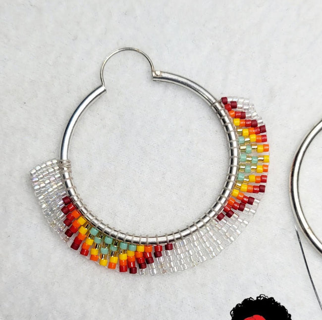 Marine Rose Earrings