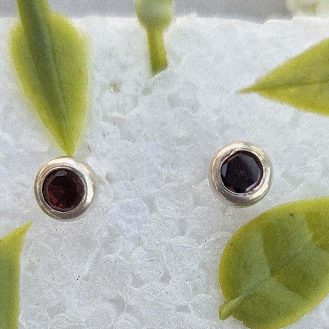 Silver Stud Earrings 17