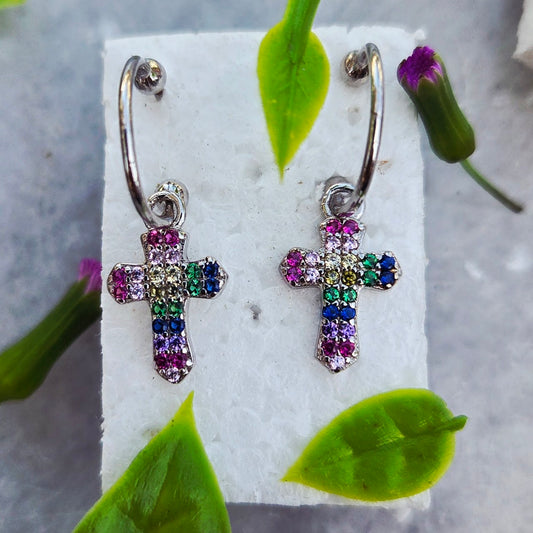 Silver Stud Earrings 19